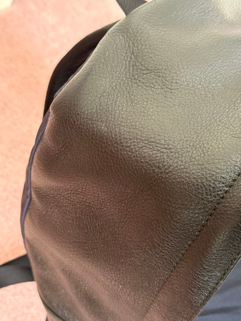 coach メンズ　リュック　本革