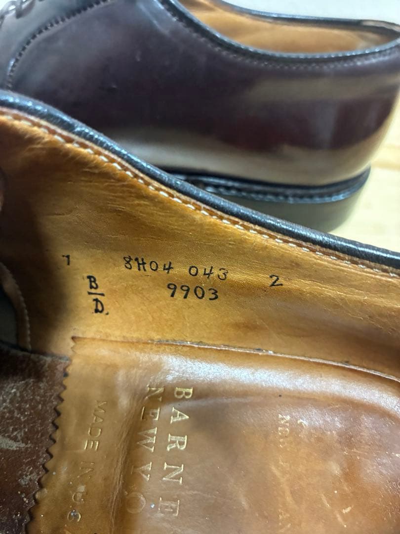 Alden オールデン　9903 コードバン　プレーントゥ　7D