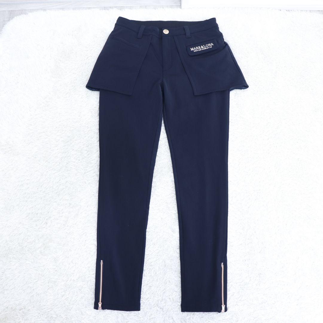 MARK&LONA 起毛　ストレッチ　パンツ　38