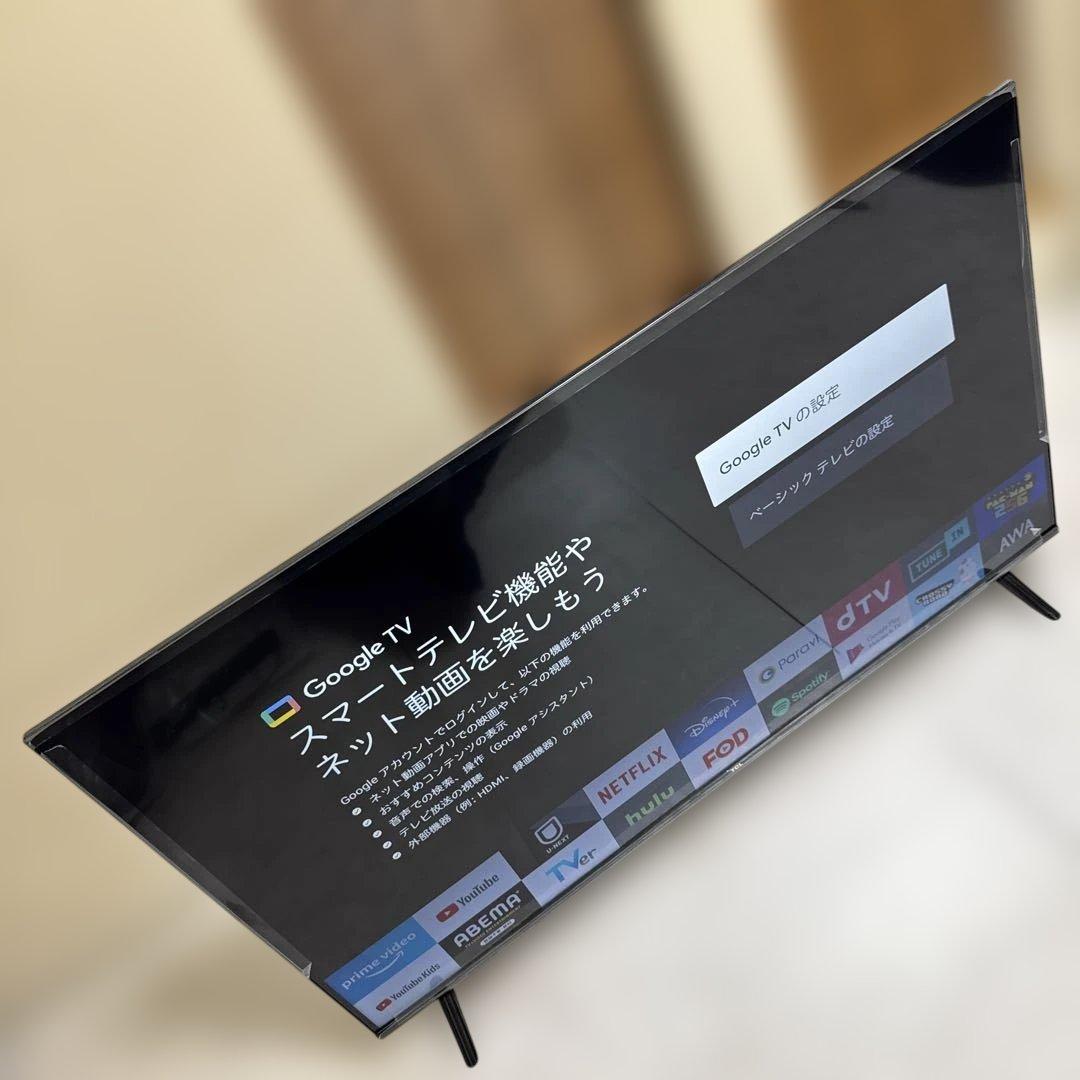 極美品 TCL 43V型 4K Google TV 液晶テレビ スマートテレビ