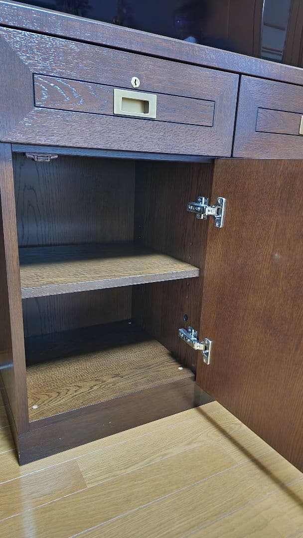 高級木製キャビネット・サイドボード 鏡台 ドレッサー