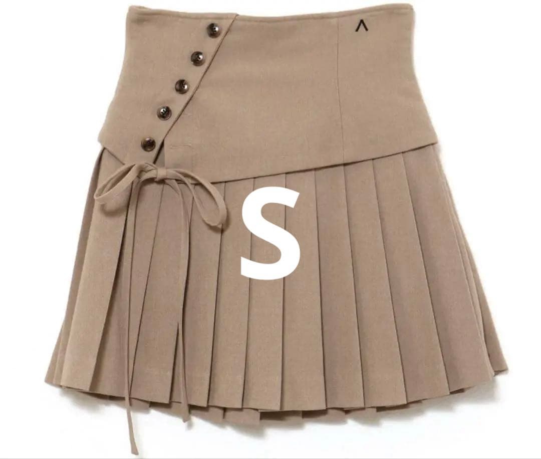 確実正規品 Jade highwaist mini skirt BEIGE