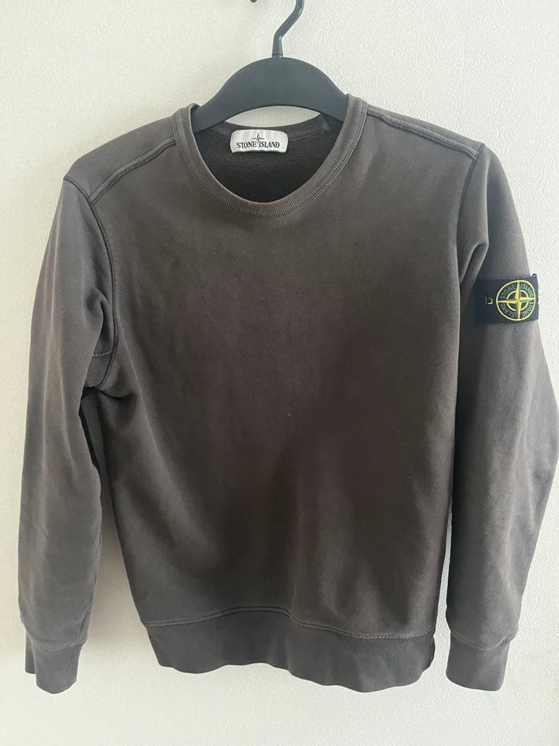 Stone  ブラウンクルーネック トレーナー