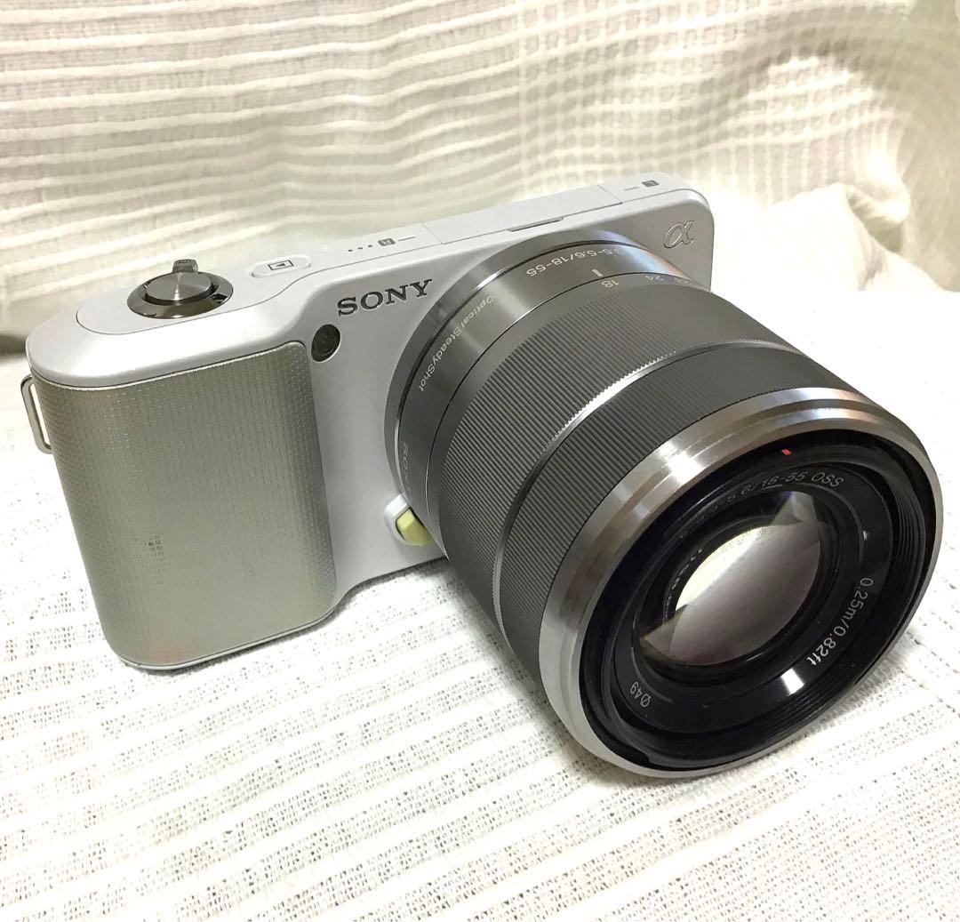 【早いもの勝ち】 SONY α NEX-3 ホワイト ミラーレス一眼
