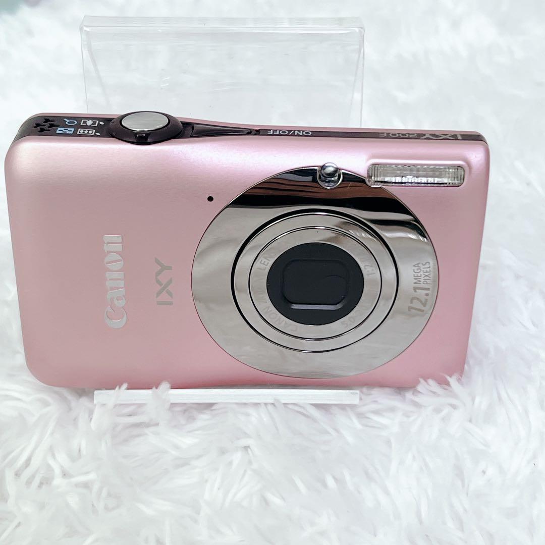 極美品 Canon IXY 200F PINK ピンク コンデジ