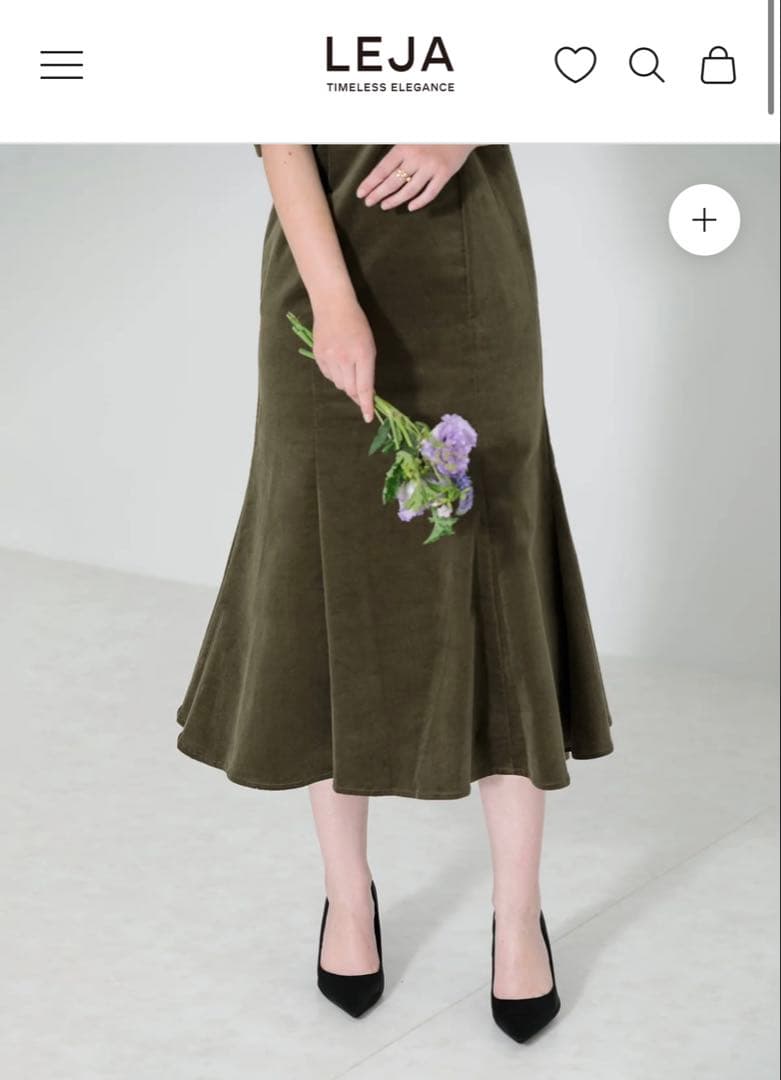 エリー【未使用】LEJA 花柄ボレロセットアップマーメイドワンピースドレス