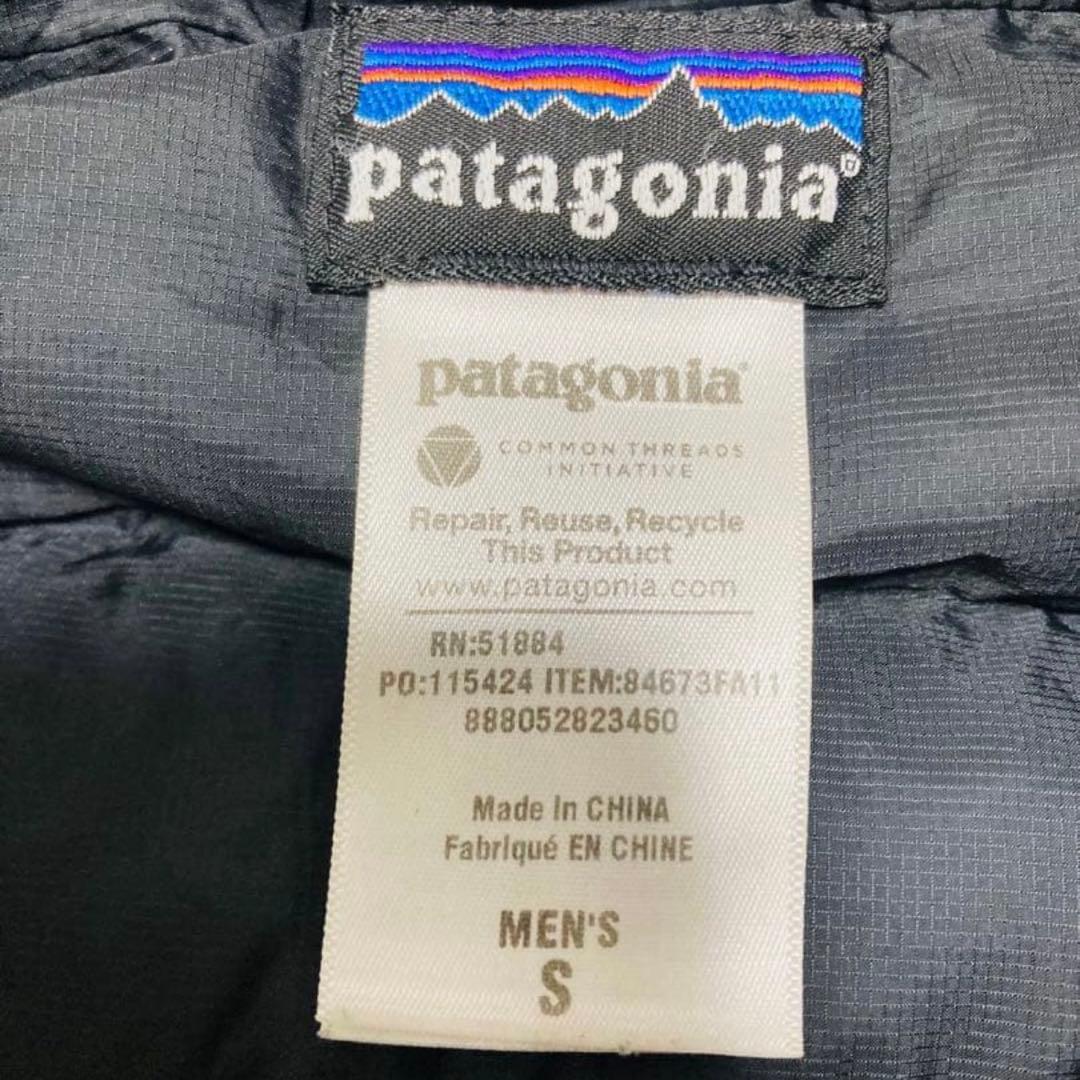 patagonia ダウンジャケット 黒　マイクロダウン