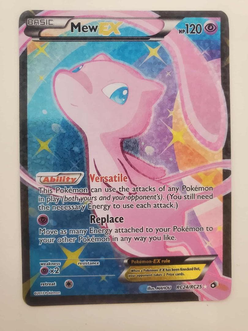 ポケモンカード ミュウEX RC24/RC25 （おまけカード付）英語版