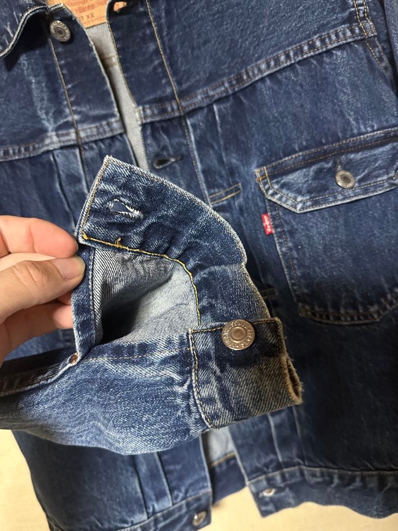 リーバイス 507xx セカンド 40 ボタン裏555 バレンシア工場 USA製