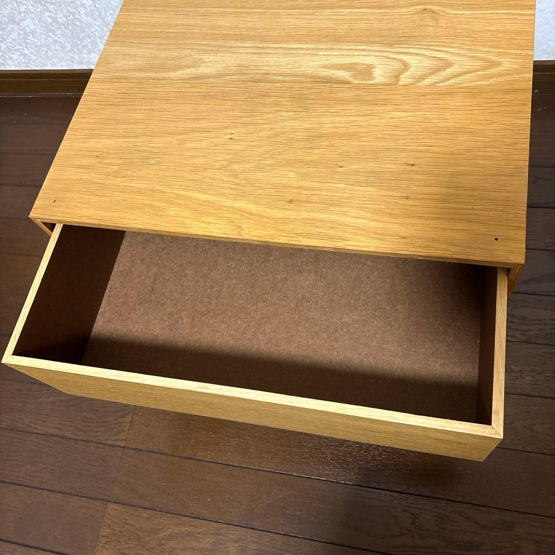 【美品】無印良品 木製収納ケース ステンレスユニットシェルフ用 廃盤品