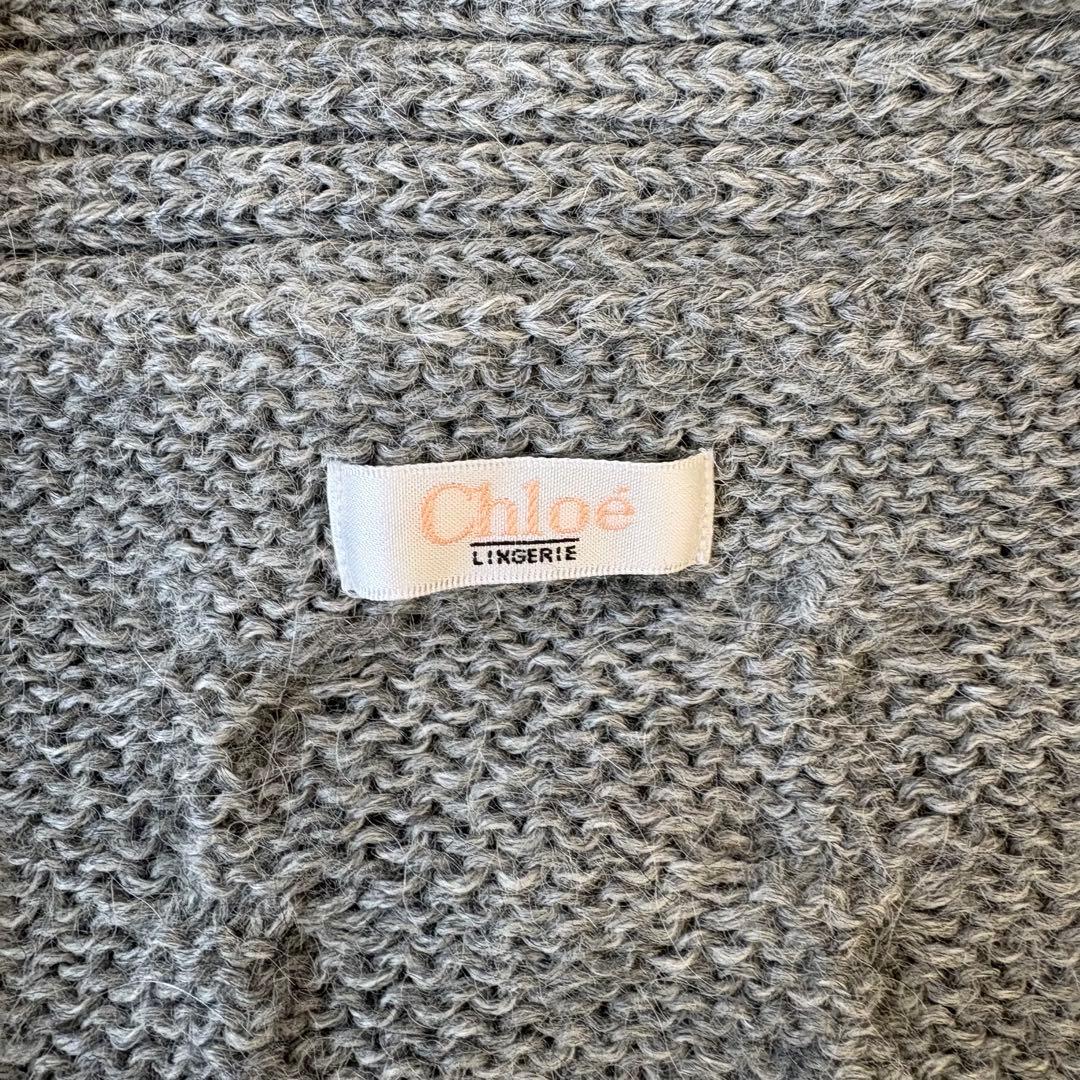 トップス Chloe 100%alpaca cardigan M