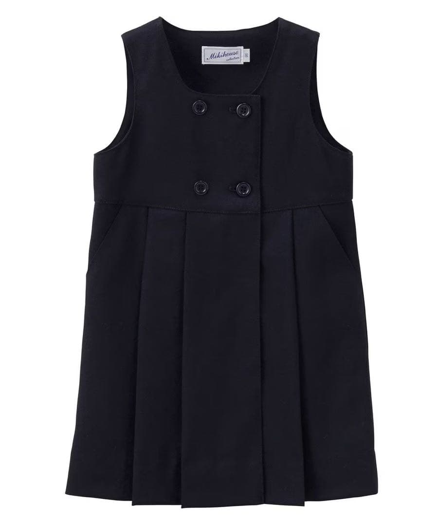 美品 ミキハウス　フォーマル　お受験　110 アンサンブル　ウール