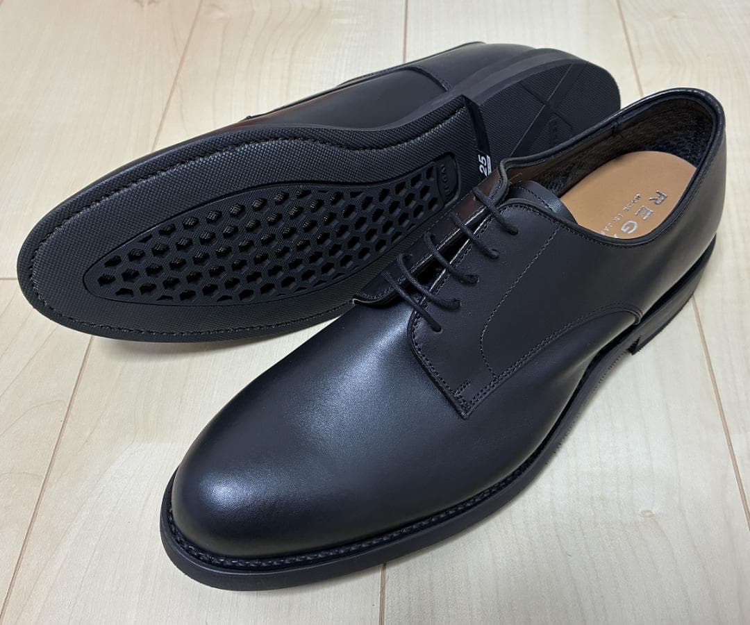 新品 リーガル 04VR プレーントゥ シューズ GORE-TEX 25cm