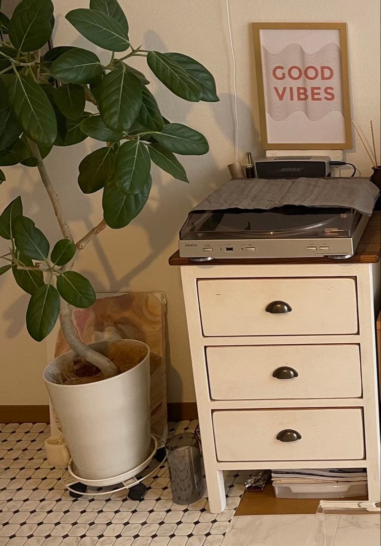 値下【アンティーク】ウッドチェスト（ホワイト）収納バツグン！組み立て不用★手作り