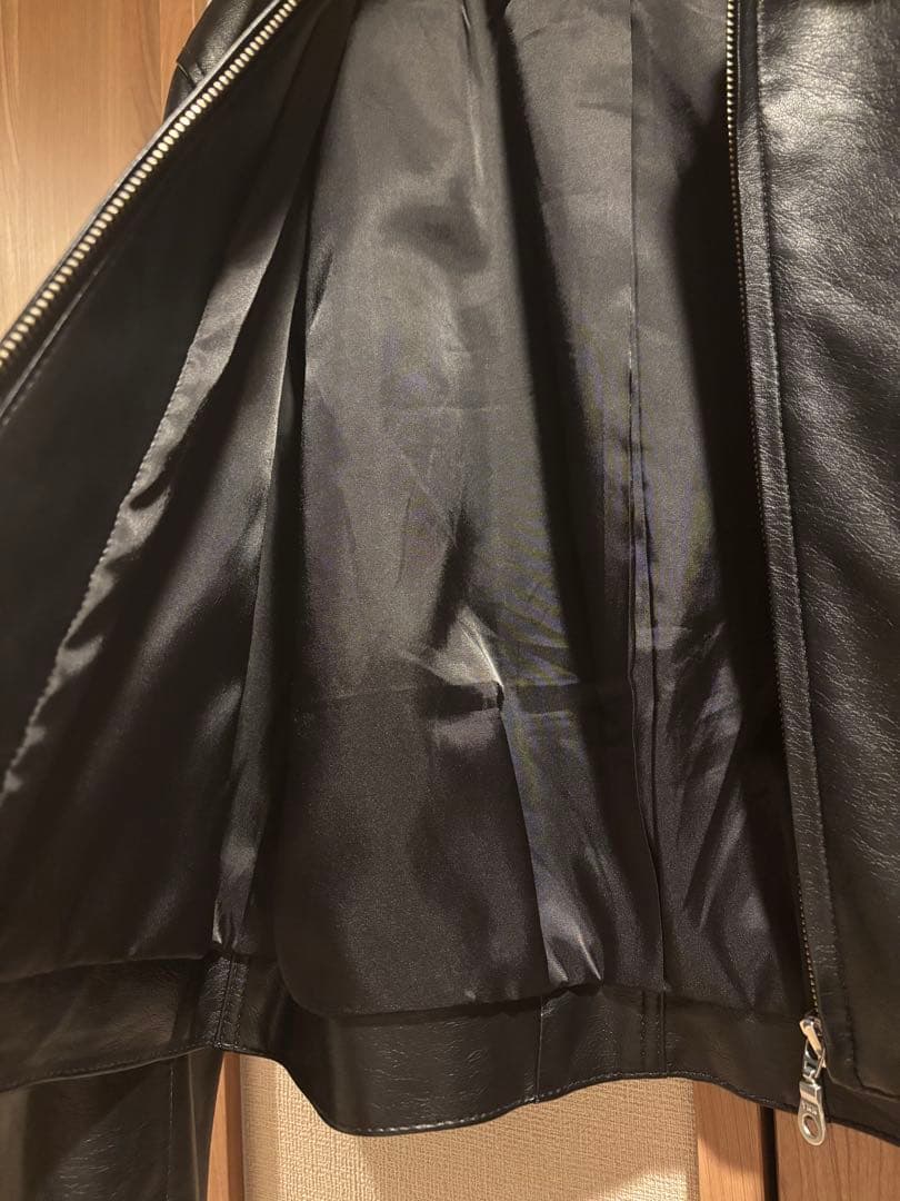 AMERI VINTAGE☆COMPACT FAKELEATHER JACKET