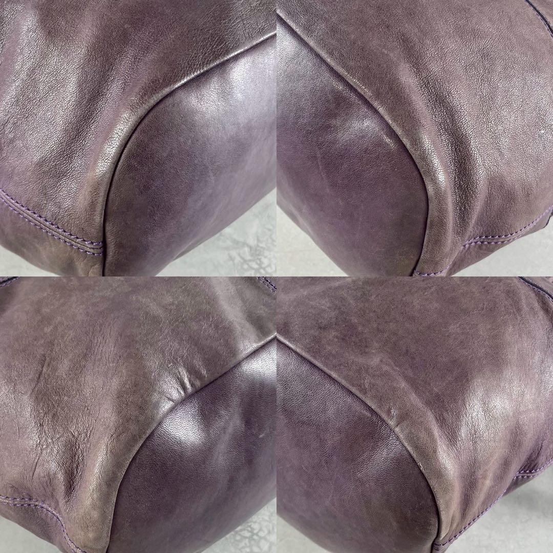 GIVENCHY ナイチンゲール 2way ジバンシー ボストンバッグ 濃紫