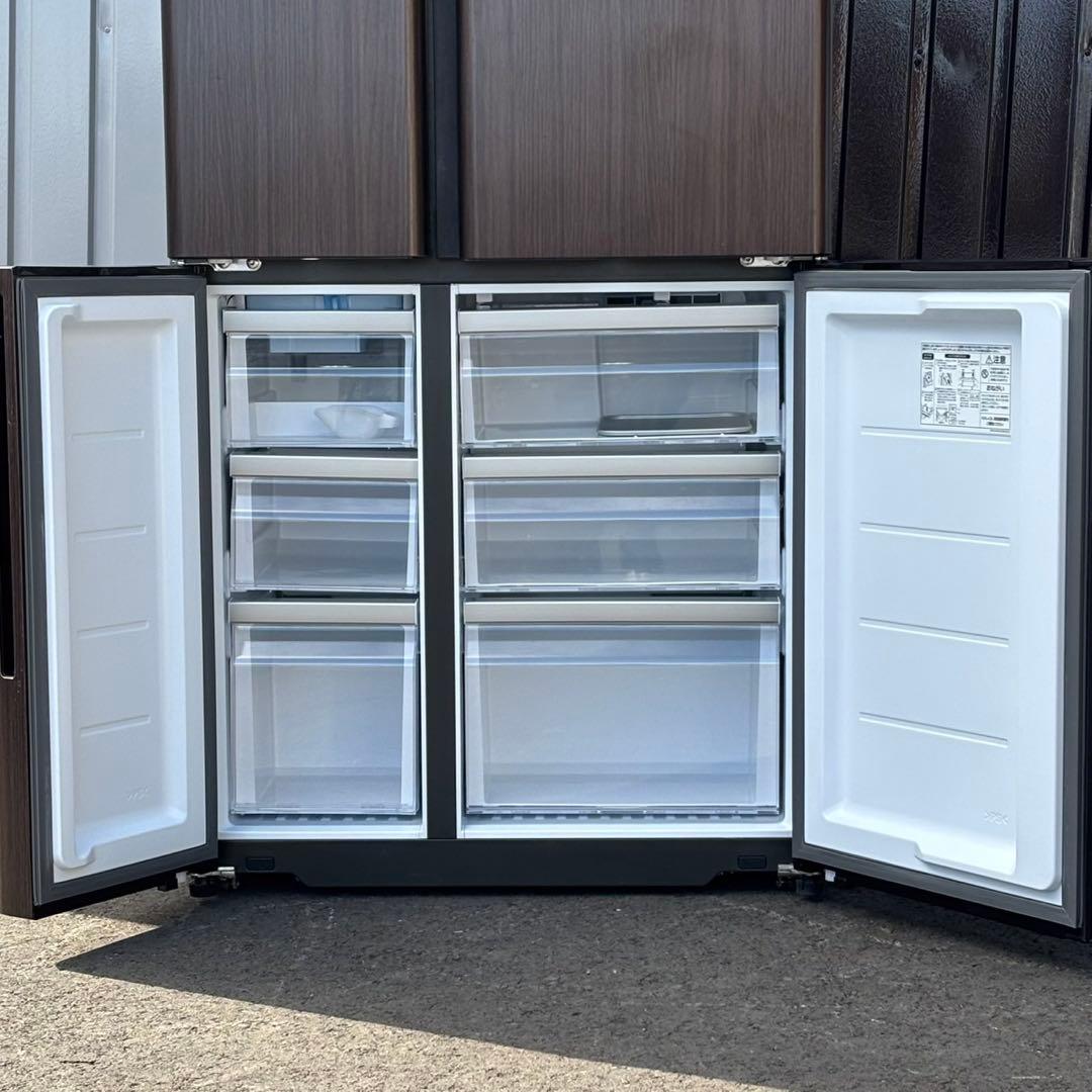 ∞送料込！設置対応◎2021AQUA 512L 冷蔵庫 AQR-TZ51K（T）