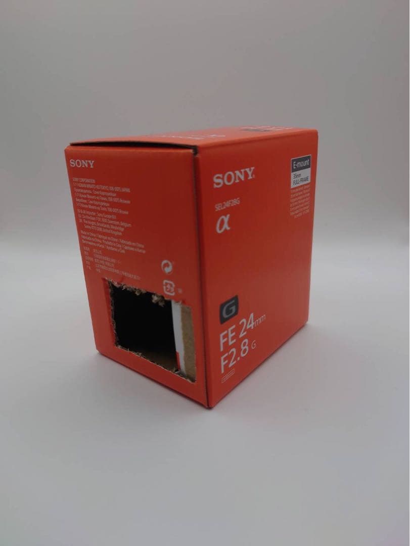 新品　SONY FE 24mm F2.8 G 単焦点レンズ