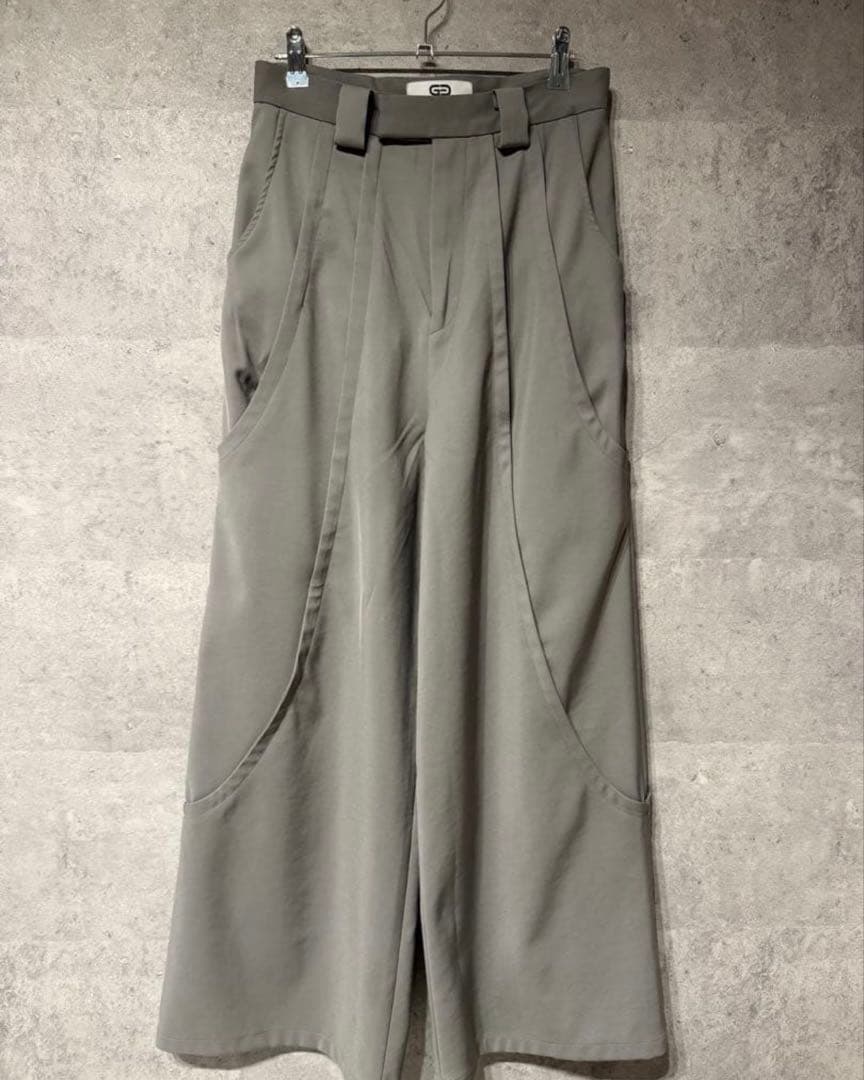 goat essence TUCK WIDE PANTS スラックス　サイズ2
