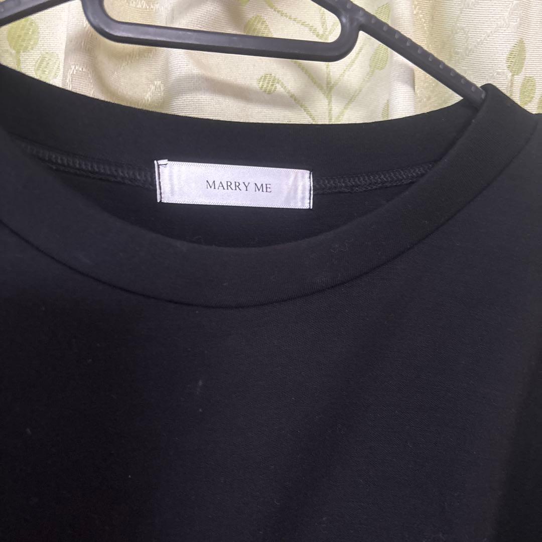 お値下げ　MARRY ME ブラック パールトレーナー