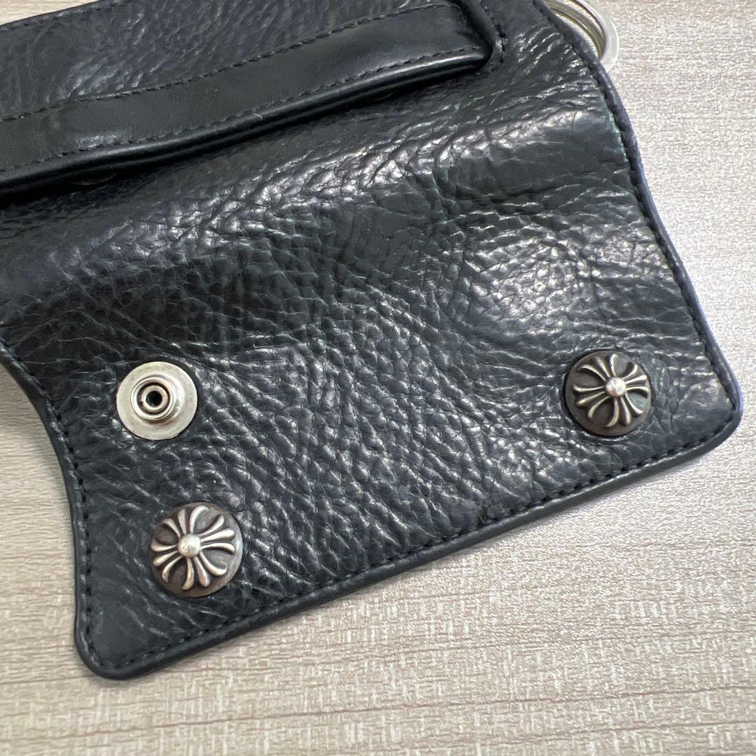 CHROME HEARTS キーケース クロスボール キーリング レザー