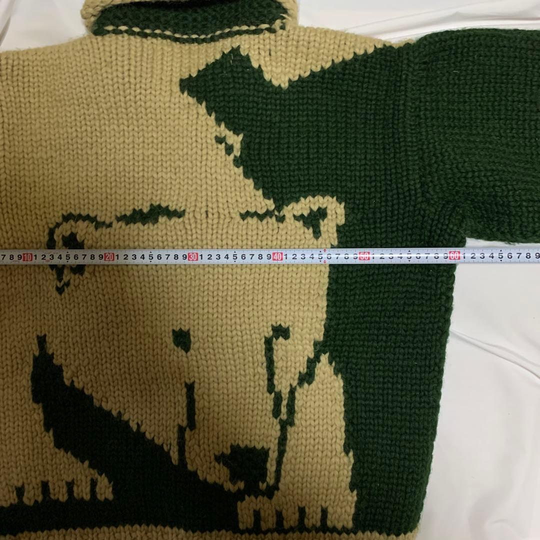 激レアKanata カナタ シロクマ　カウチンニット　セーター　カーディガン　熊