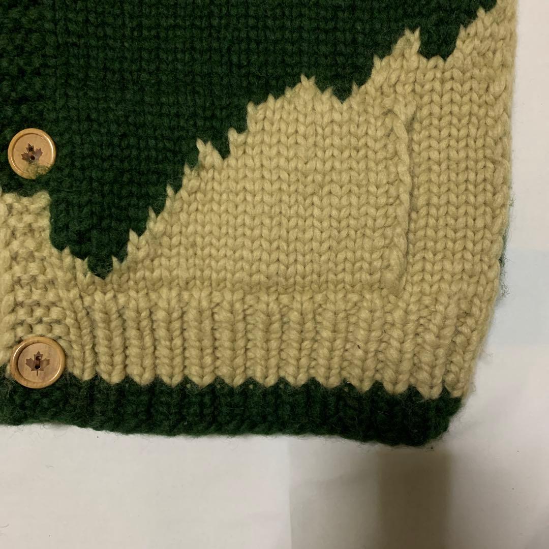 激レアKanata カナタ シロクマ　カウチンニット　セーター　カーディガン　熊