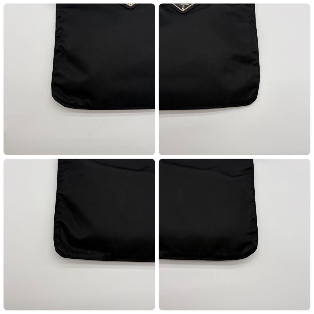 ✨美品✨プラダ ショルダーバッグ ミニ サコッシュ 三角ロゴプレート ナイロン
