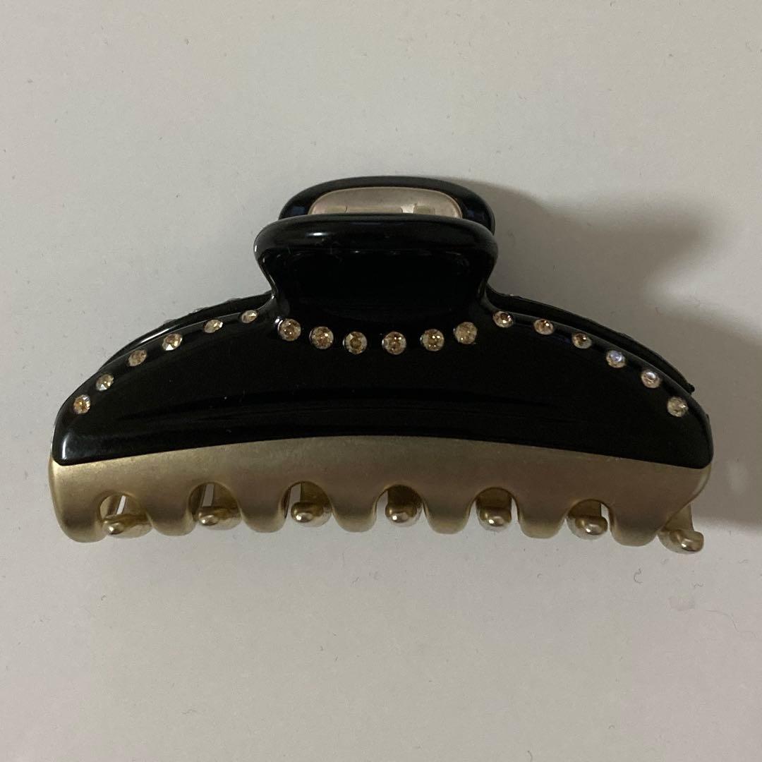 最終価格 ALEXANDRE DE PARIS ブラックへアクリップMサイズ