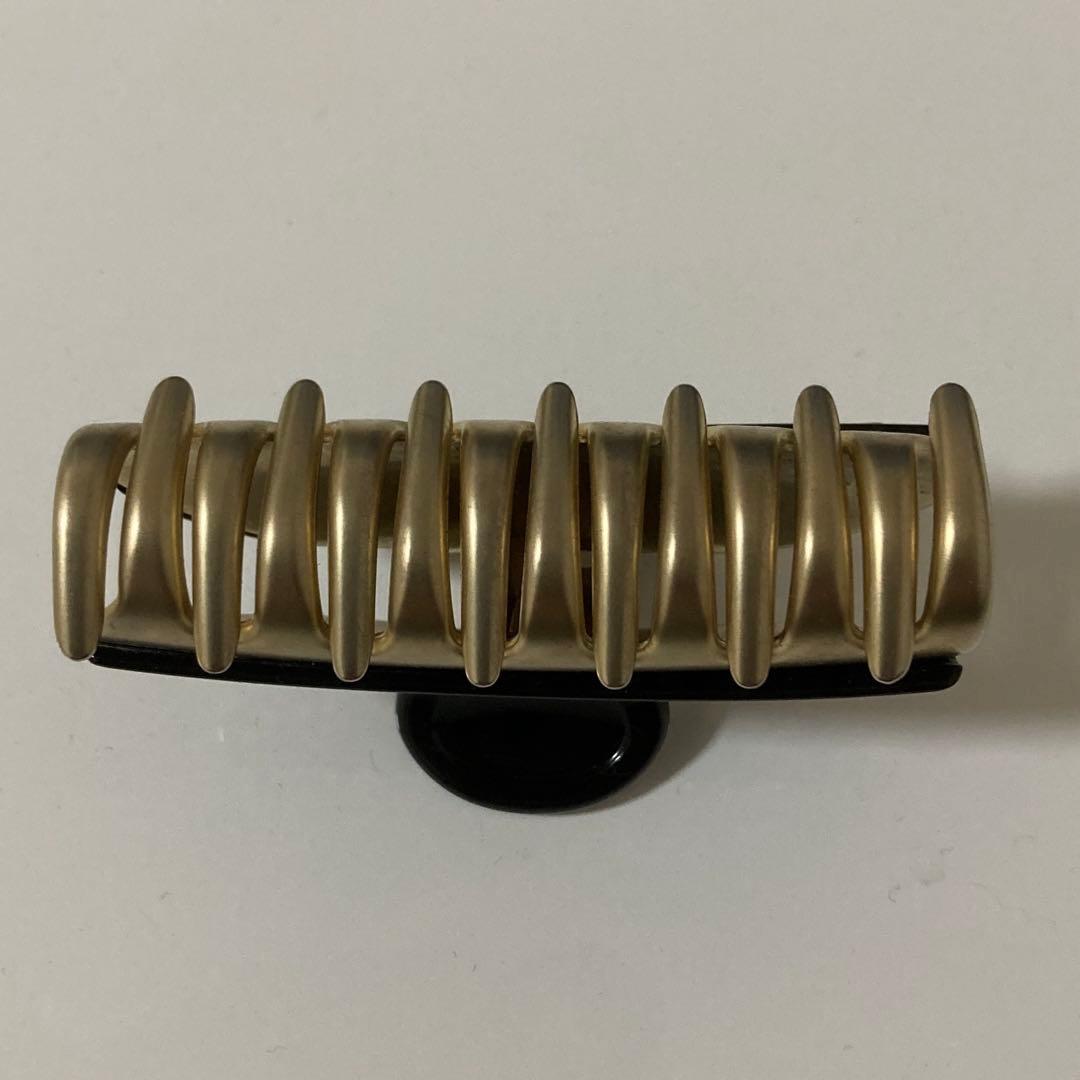 最終価格 ALEXANDRE DE PARIS ブラックへアクリップMサイズ