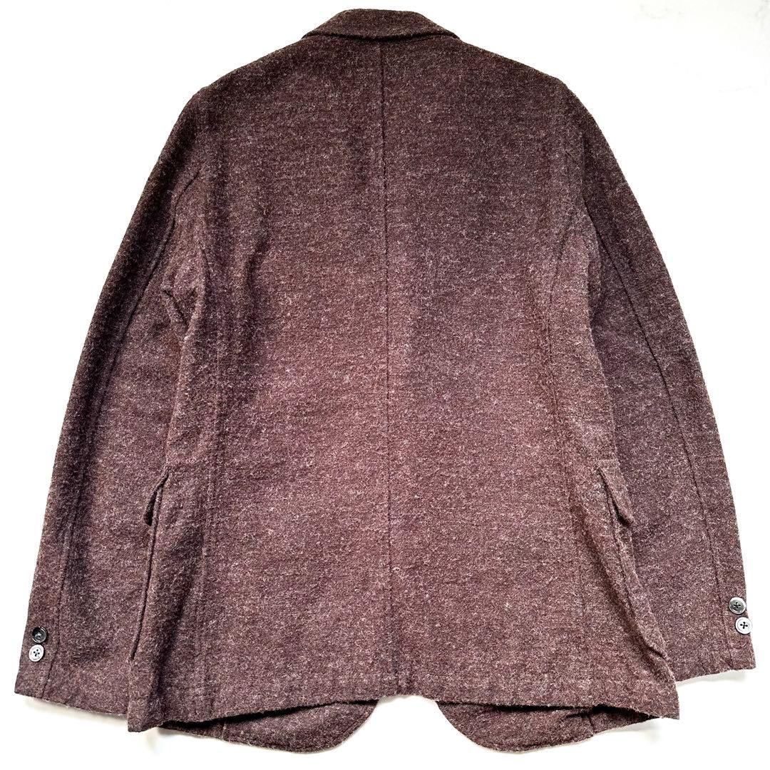 BEAMS＋ ツイードフィールドジャケット メンズ 秋冬 ダークブラウン S