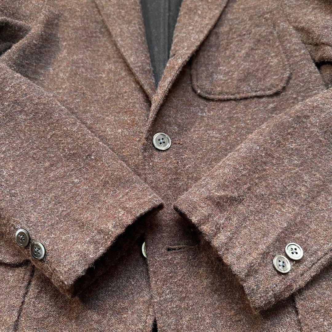 BEAMS＋ ツイードフィールドジャケット メンズ 秋冬 ダークブラウン S