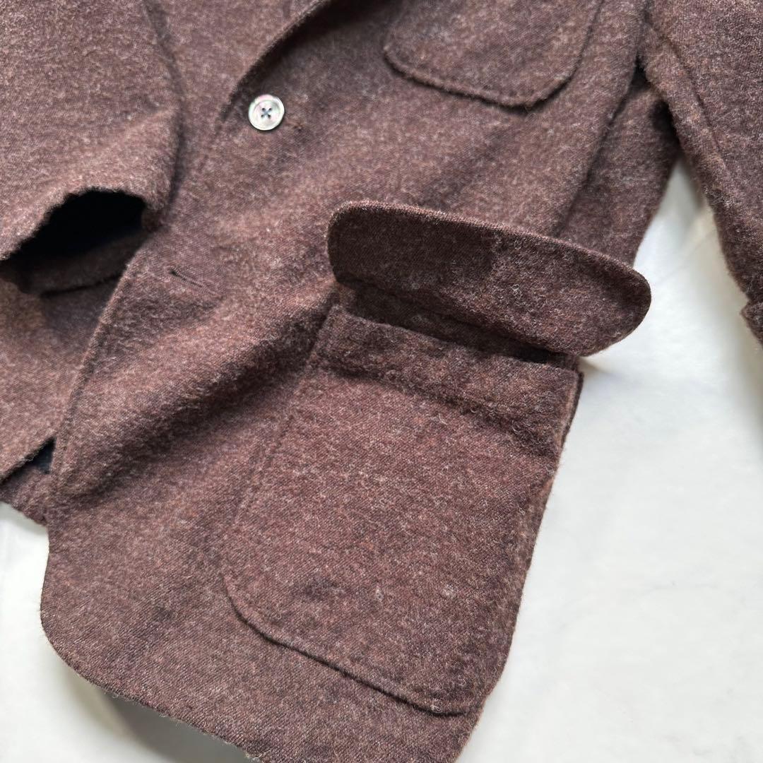 BEAMS＋ ツイードフィールドジャケット メンズ 秋冬 ダークブラウン S