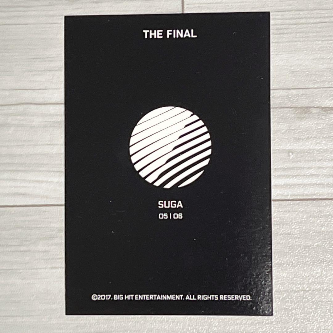 BTS WINGS TOUR FINAL ミニフォト ユンギ コンプ品