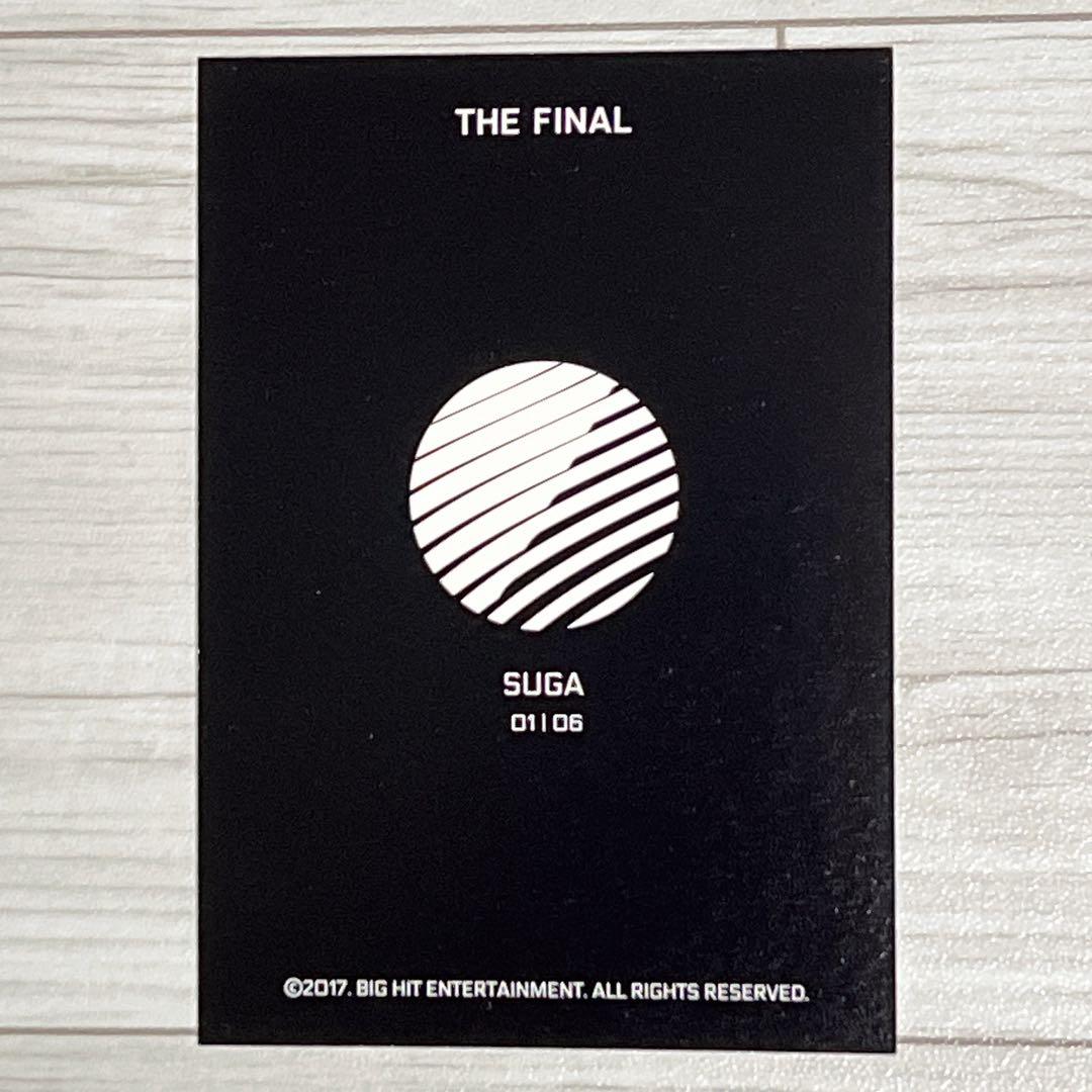 BTS WINGS TOUR FINAL ミニフォト ユンギ コンプ品