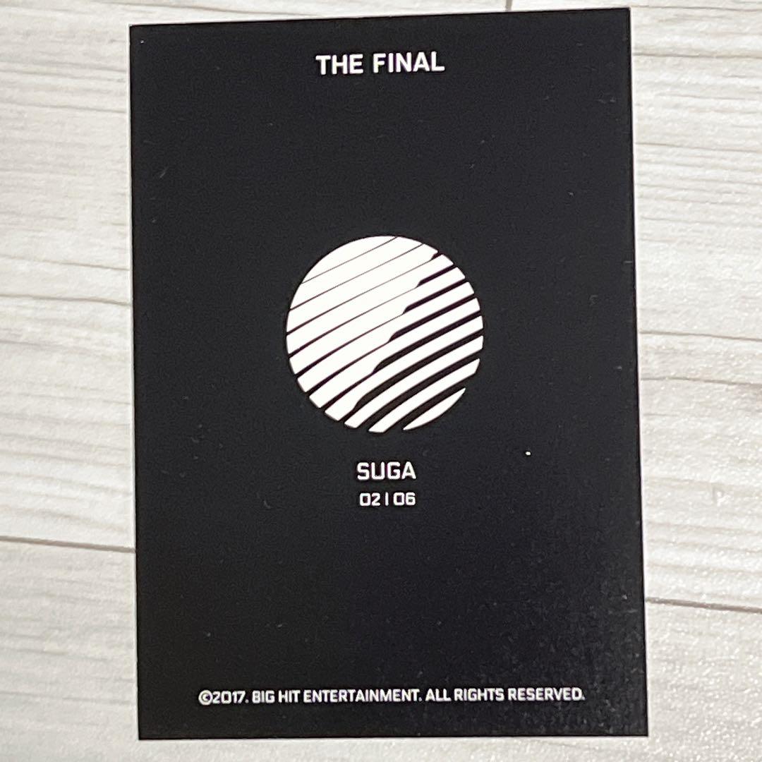 BTS WINGS TOUR FINAL ミニフォト ユンギ コンプ品