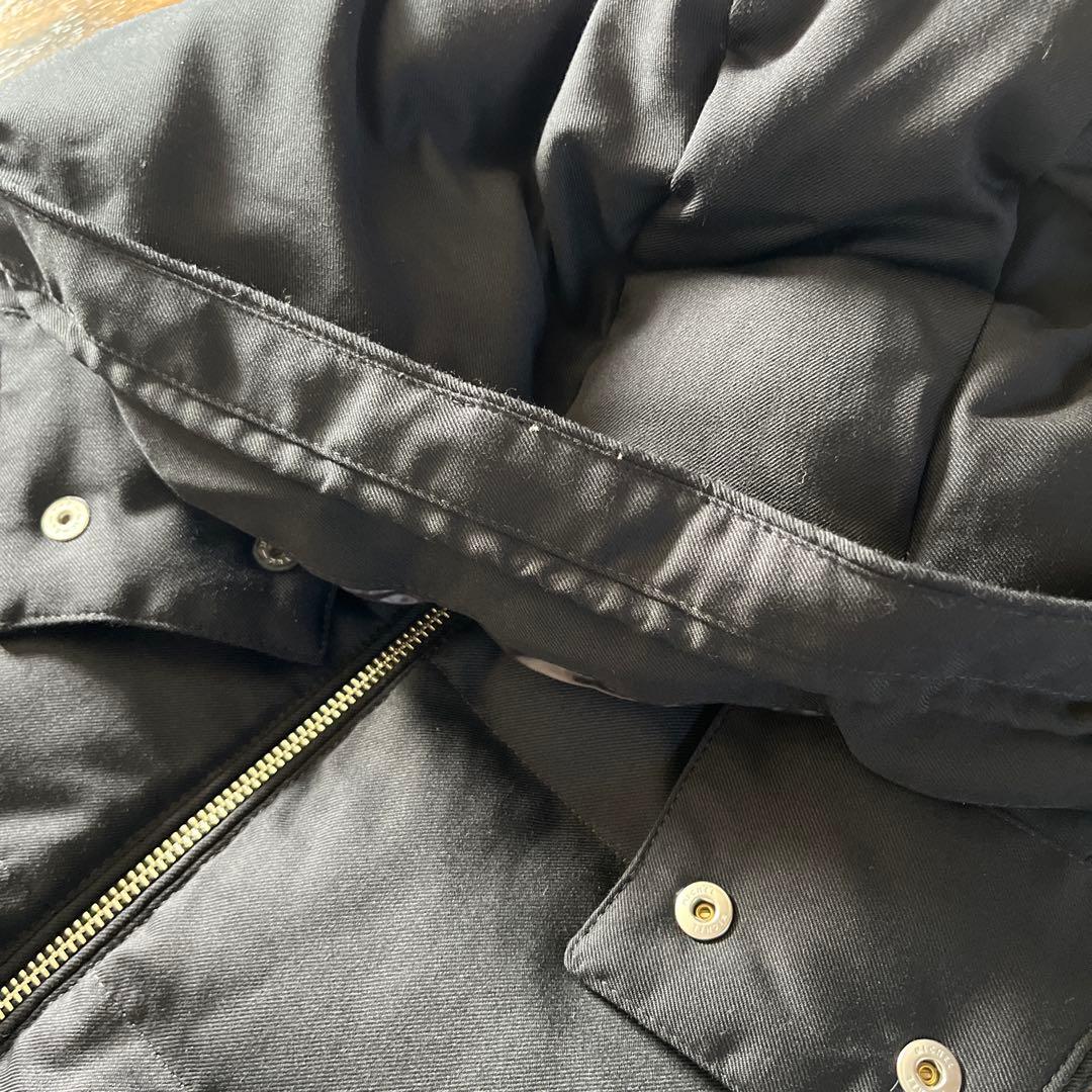 【美品】EDIFICE ダウンベスト　ブラック　Lサイズ