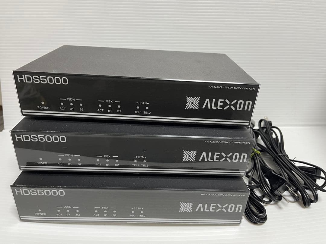 ALEXON HDS5000 アレクソン ひかり電話 収納 通電確認