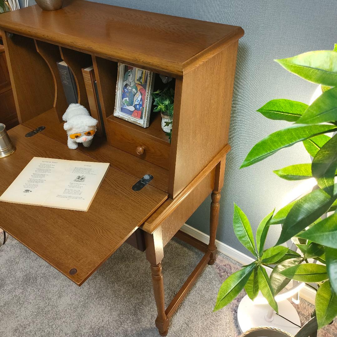 ヴィンテージライティングビューロー 英国クラシック 昭和レトロデスク