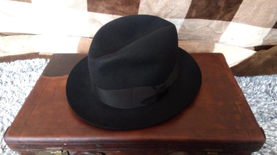 DRAGON HAT 中折れ帽 MOBO 7 3/8 60cm ブラック