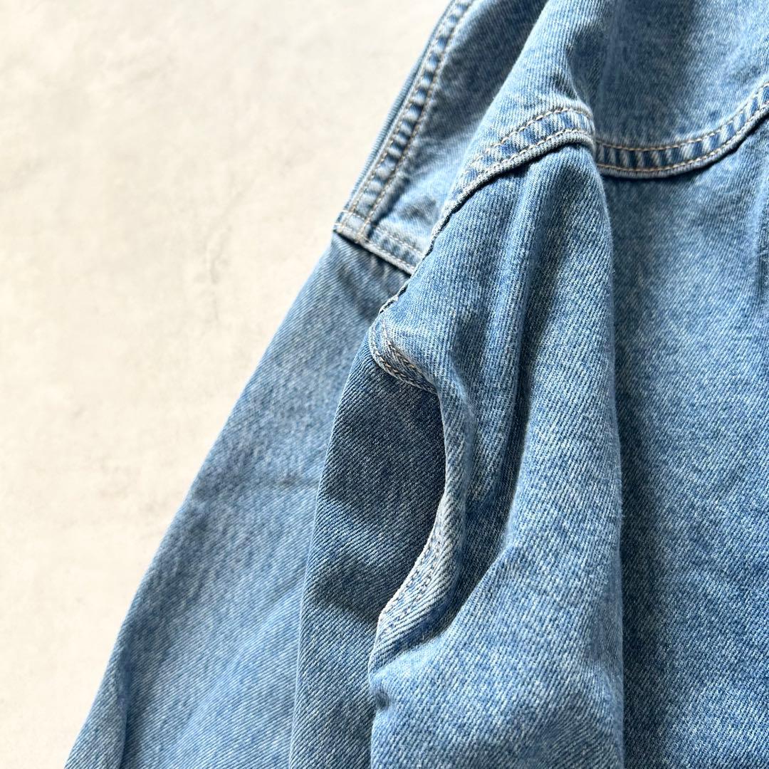 希少未使用タグ付シールームリンWIDEカフス DENIM シャツジャケットブルー