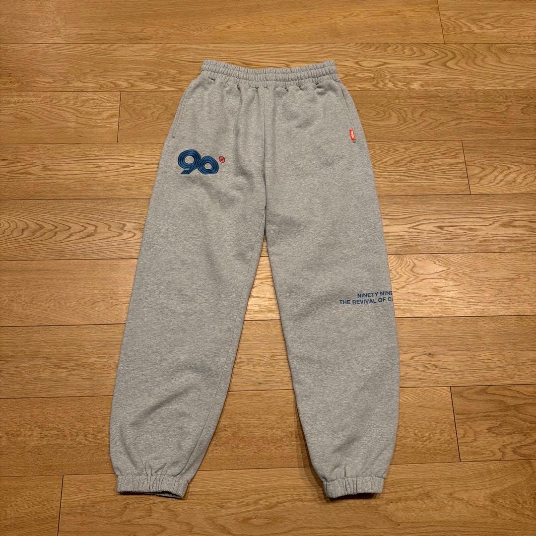 9090 グレー フード付きスウェットセット