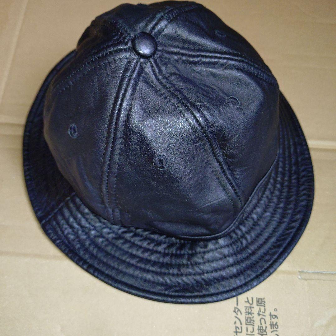 最終値下げ　エディフィス 　ニューエラ　ブラックレザー　バケットハット