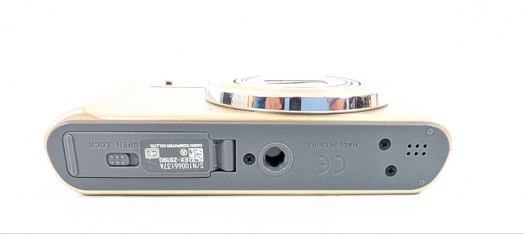 【美品】デジカメ CASIO EXILIM EX-ZS190 シャンパンゴールド