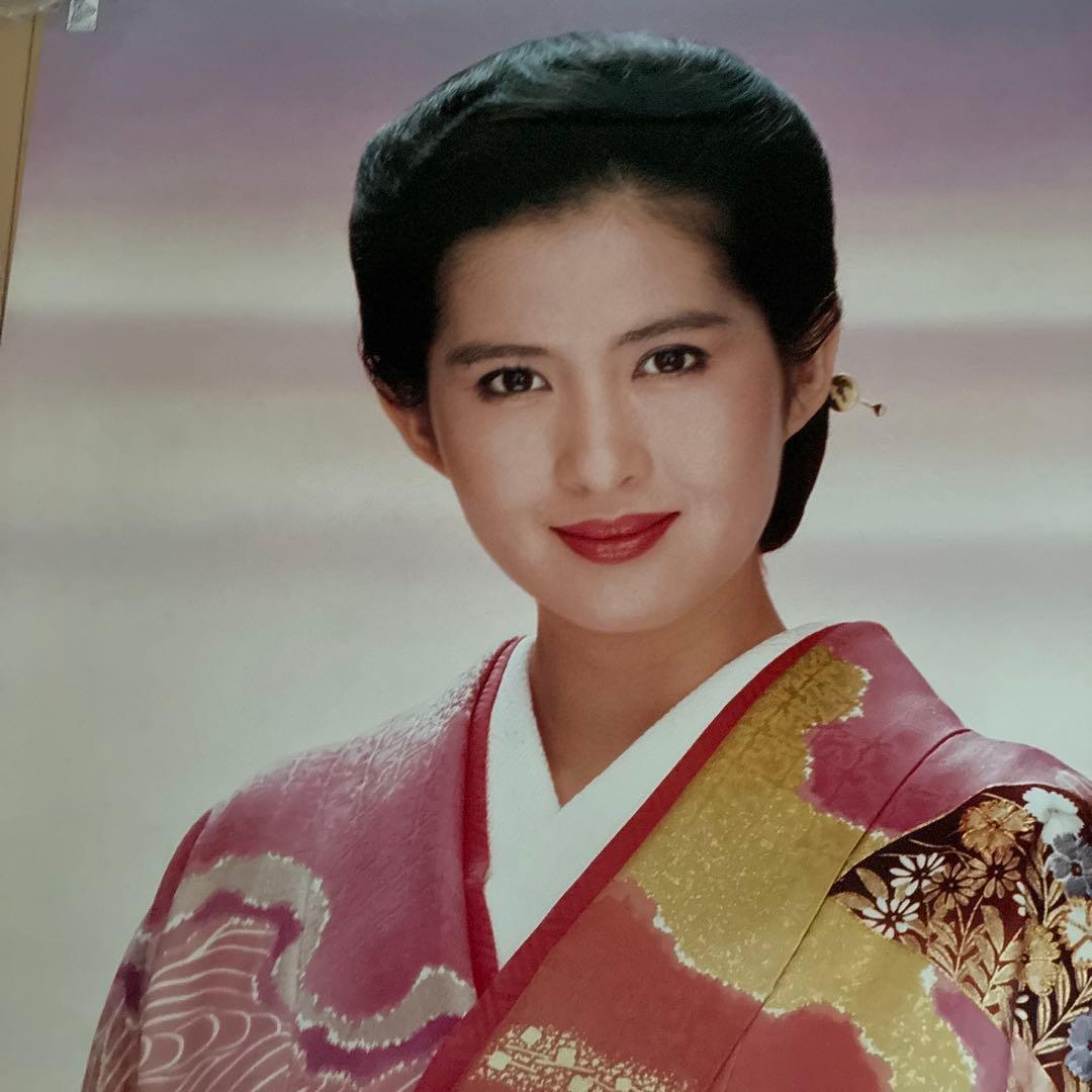古手川祐子　カネボウ　資生堂　ポスター　レトロ　1988