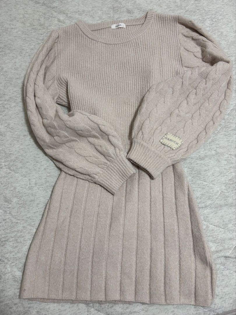 Darich ハートオープンニットワンピース