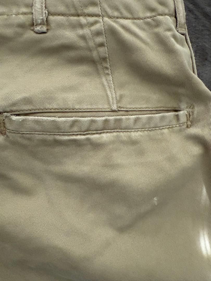 着画あり　実物　ダブルシーム　 usarmy 45カーキ