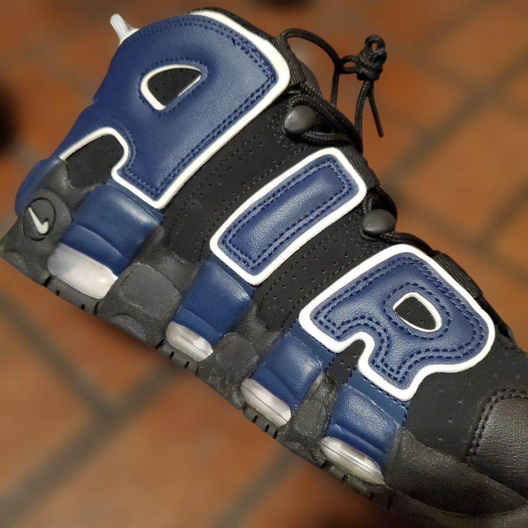 ナイキ エアモア アップテンポ '96 黒＆赤&ネイビー 27.5cm 美品