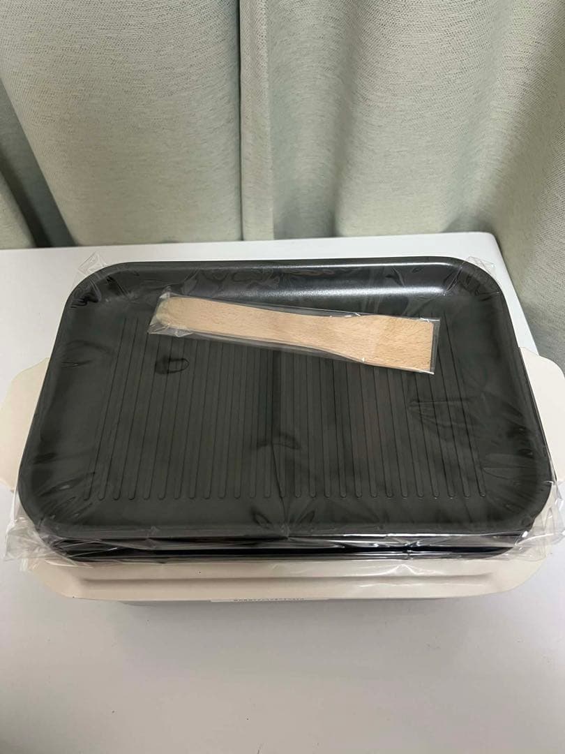 BRUNO コンパクトホットプレート ブルーグレー 各種プレート4枚セット