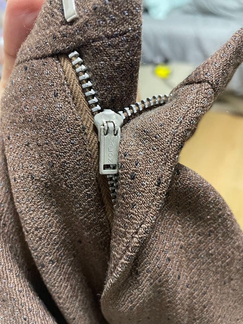 希少✨50s ウール ネップスラックス ロカビリー TALONジッパー